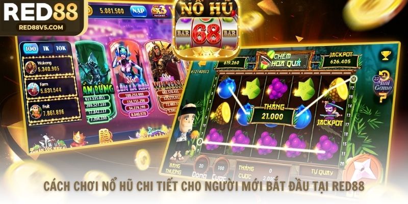 Cách Chơi Nổ Hũ Chi Tiết Cho Người Mới Bắt Đầu Tại RED88