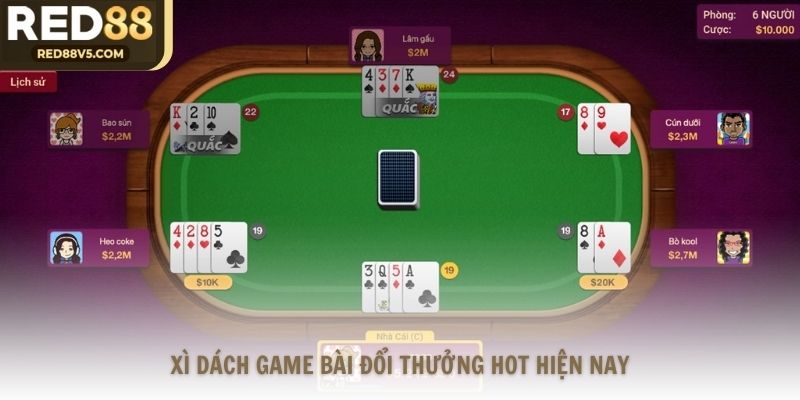 Xì Dách game bài đổi thưởng hot hiện nay