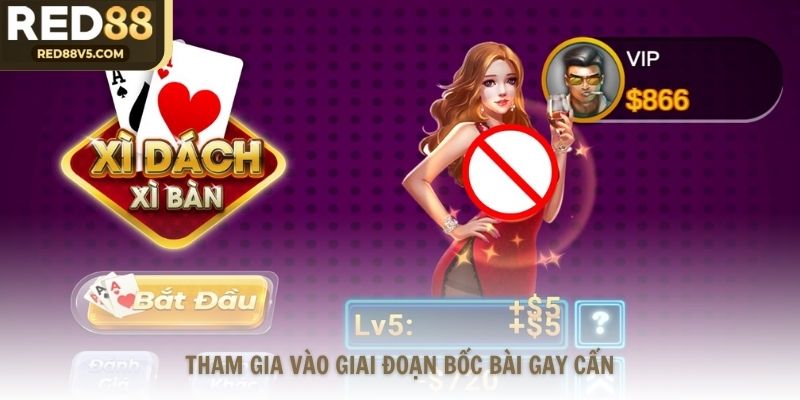 Tham gia vào giai đoạn bốc bài gay cấn